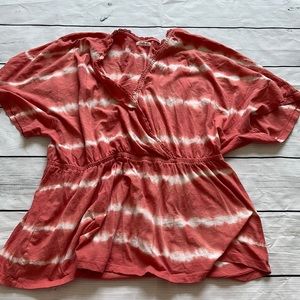 Maurices xl cotton babydoll v neck top